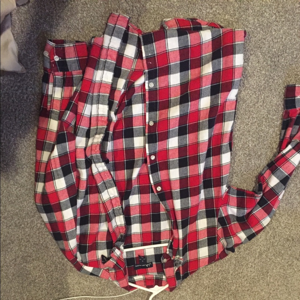 tom ashford red flannel size S